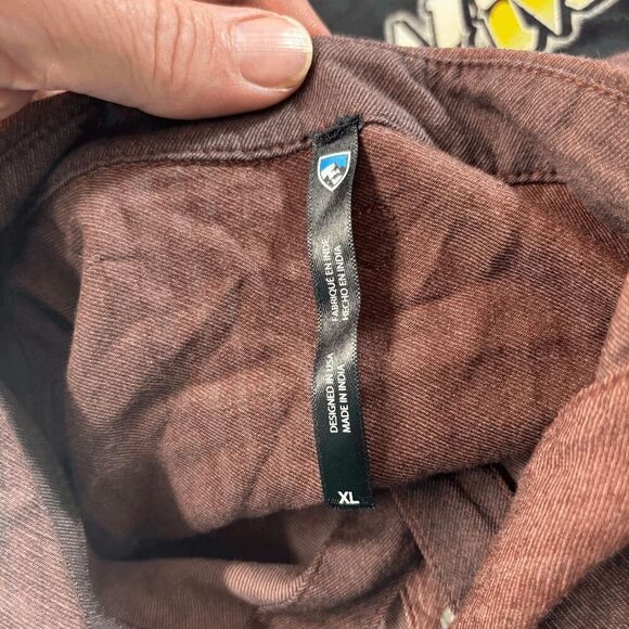 Kuhl Strata Long Sleeve Button Up Shirt Top Blouse Cinnamon Size XL GABF 2022 - Picture 4 of 7